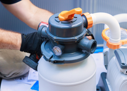 Filter pressure monitoring